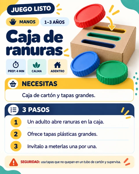 Tarjeta Juego Listo: Caja de ranuras